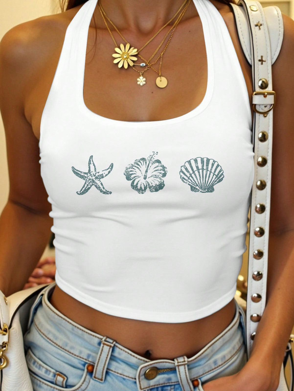 [BAMBI-000068] Top marina blanca talla S/M