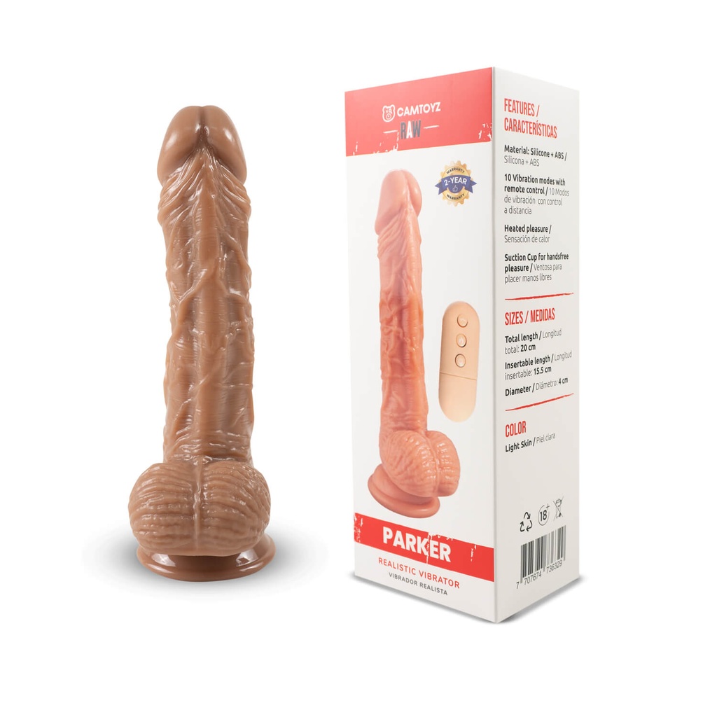 [HERA-000012] Vibrador realista Parker Camtoyz