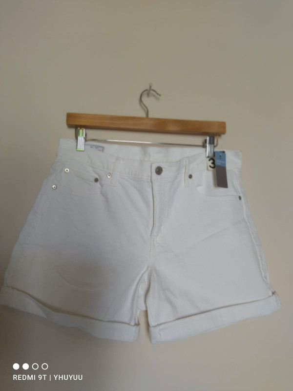 SHORT BLANCO C/BASTA T-10 969SHORTB-10