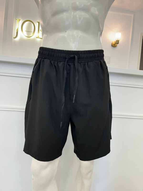 Pantaloneta de hombre deportiva tono negro talla L