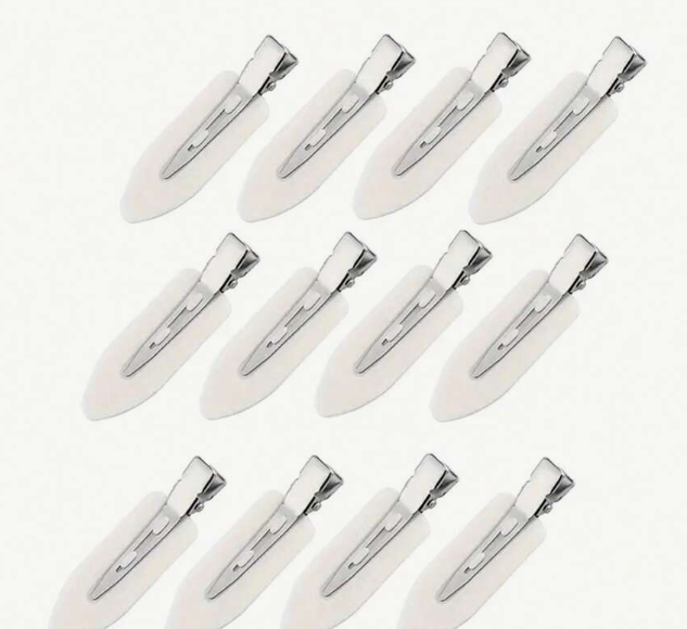 Par de vinchas ajustadoras de cabello blancas