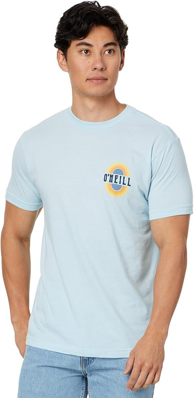 CAMISETA ONEILL CELESTE LOGO SOL AMARILLO  TALLA M