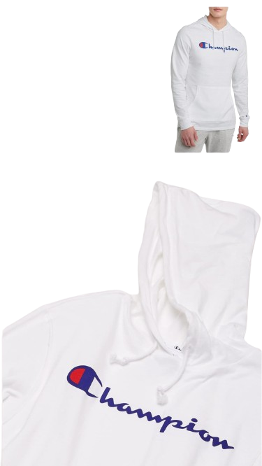 HODDIE CHAMPION BLANCO TALLA S
