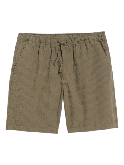 SHORTS OLD NAVY VERDE OSCURO LINO TALLA XS
