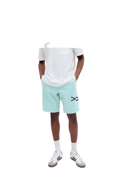 SHORTS OLD NAVY CASUAL CELESTE LLANA DE BOTON TALLA 31 