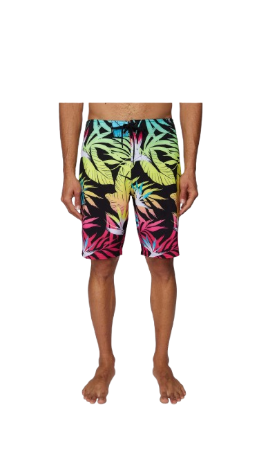 BOARDSHORTS ONEILL NEGRA ESTAMPADO PALMAS TALLA 30