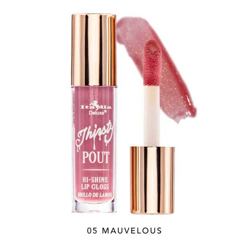 ITALIA DELUXE GLOSS THIRSTY POUT 05 MAUVELOUS