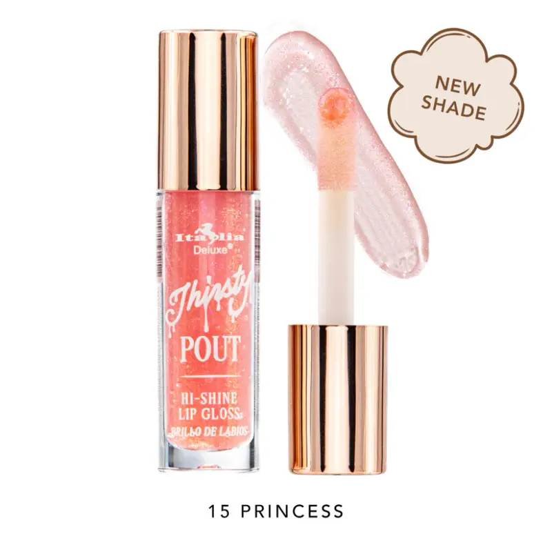 ITALIA DELUXE GLOSS THIRSTY POUT 15 PRINCESS