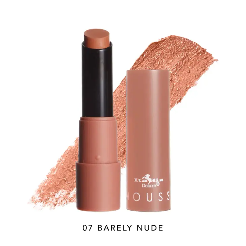 ITALIA DELUXE LABIAL MOUSSE MATTE BARRA 07 BARELY NUDE