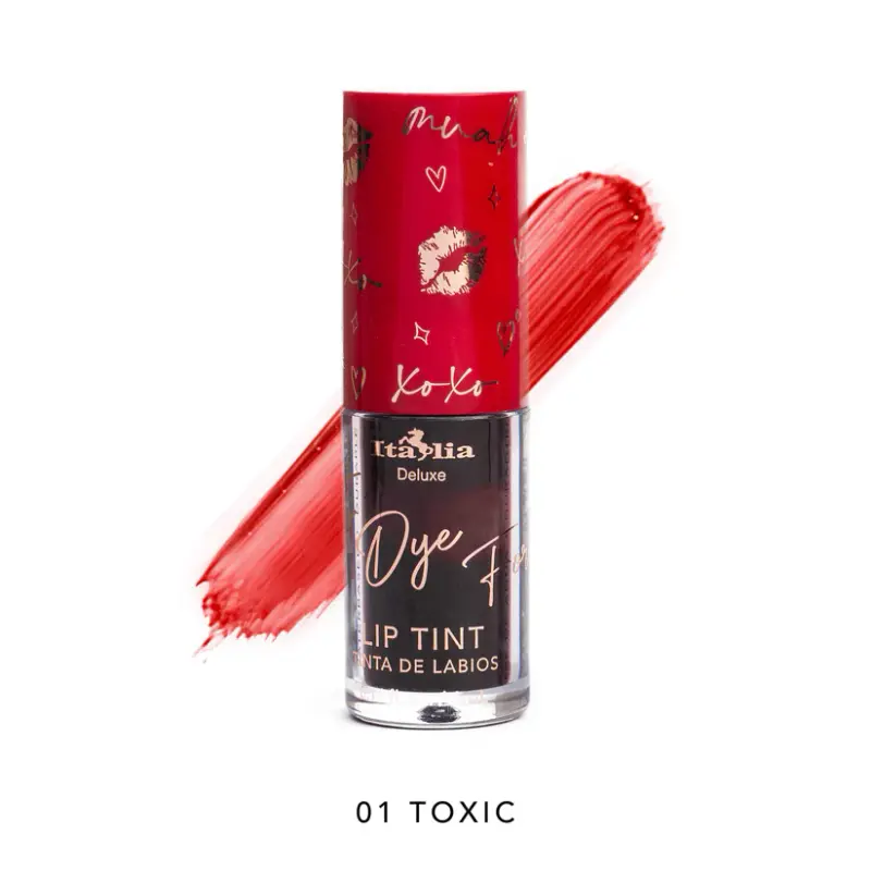 ITALIA DELUXE TINTAS DE LABIOS TO DYE FOR 01 TOXIC