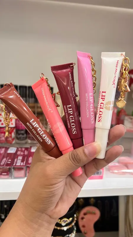 LIP GLOSS CON CHARM 01 BLANCO