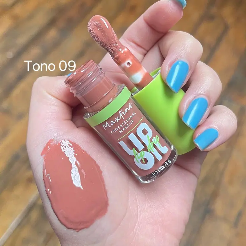 MAXFINE LIP OIL TAPA VERDE TONO 09