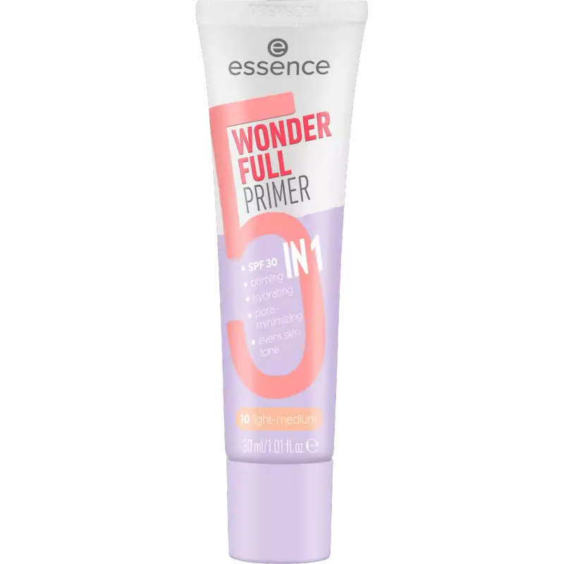 PREBASE WONDER FULL 5 EN 1 10 - light-medium
 Prebase 5 en 1 en beige semitransparente para una base de maquillaje tipo aerógrafo