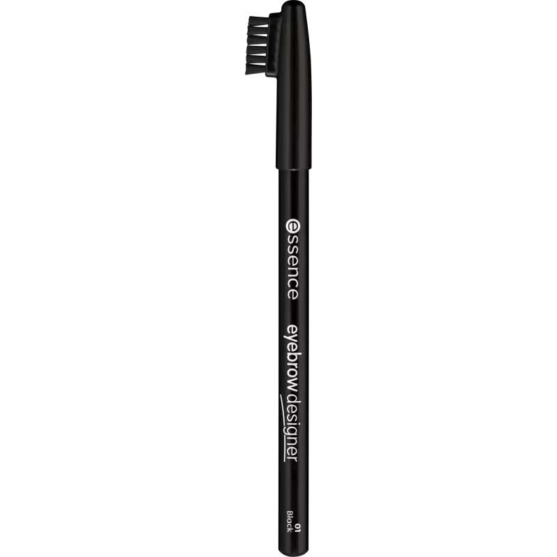 eyebrow DESIGNER Lápiz para cejas con cepillo incluido para un estilo perfecto 01 - black