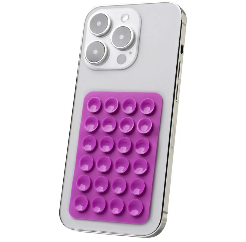 Soporte de ventosa para el celular color morado