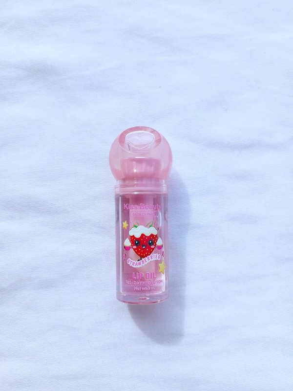 Lip Oil fresa Marca Kiss Beauty