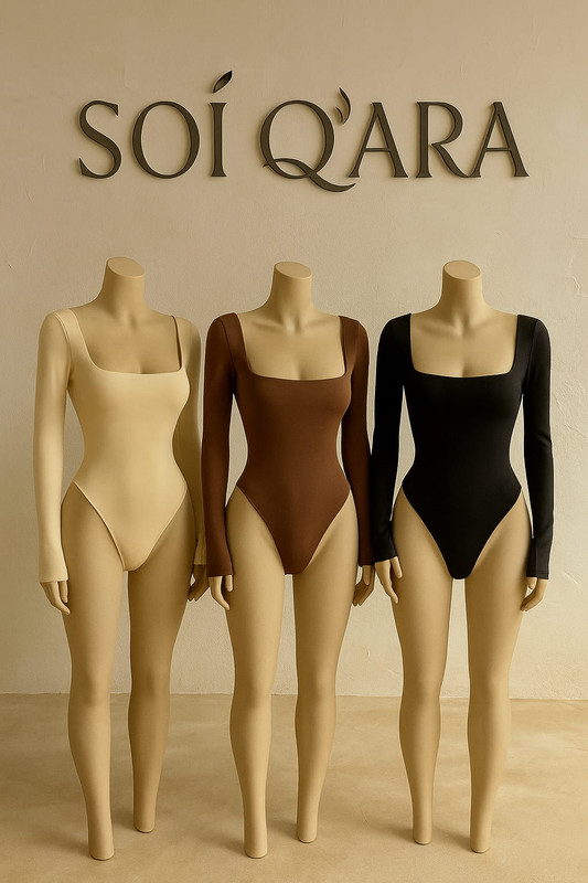 body mangas largas negro M/L