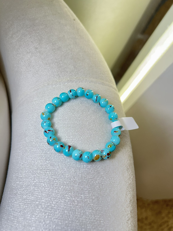 PULSERA DE PIEDRA VERDE MENTA 