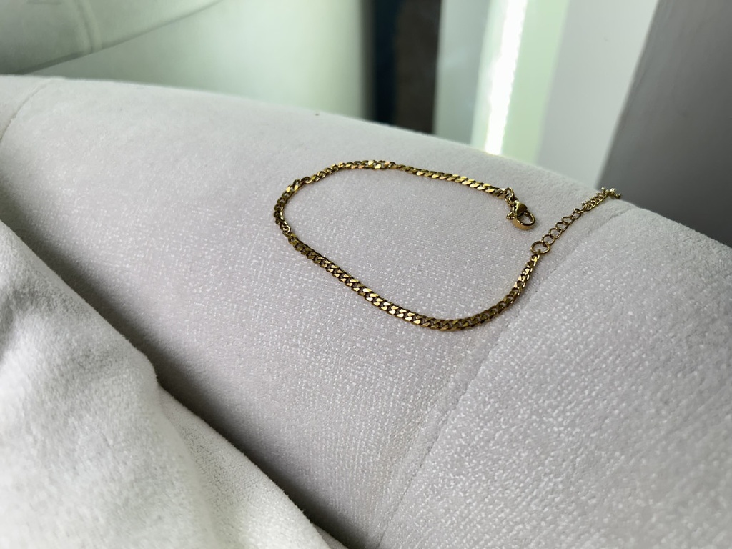 ESCLAVA DE ACERO DORADA ESTILO 3