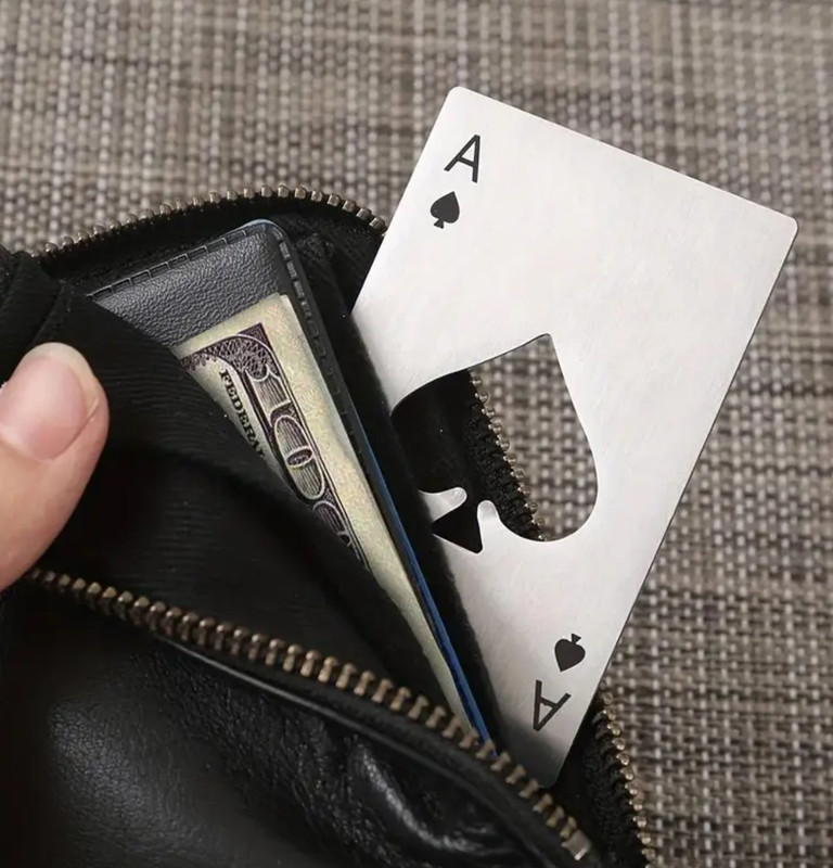 DESTAPADOR DE BOTELLA ACERO PLATEADO 