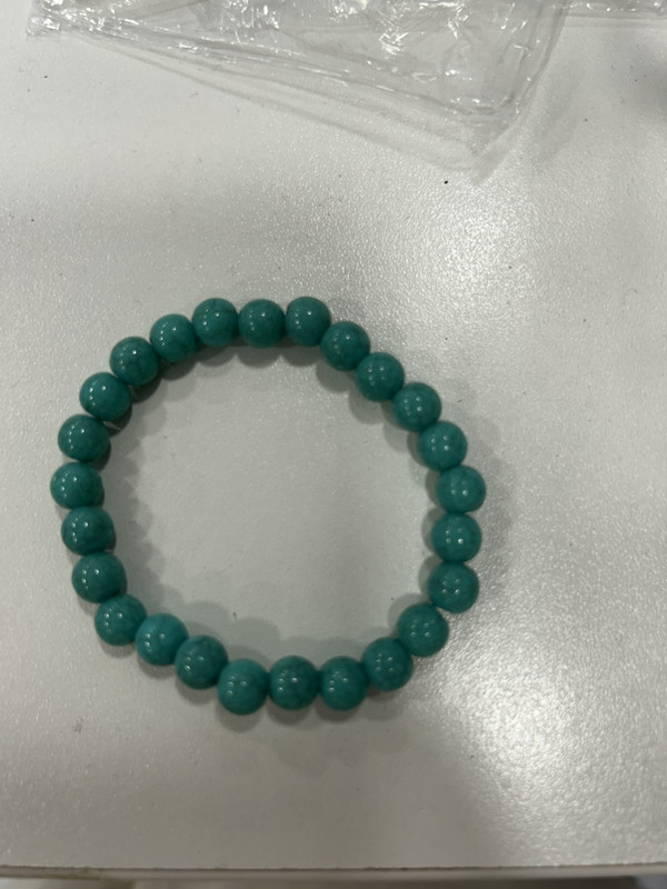 PULSERA DE MADERA TURQUESA