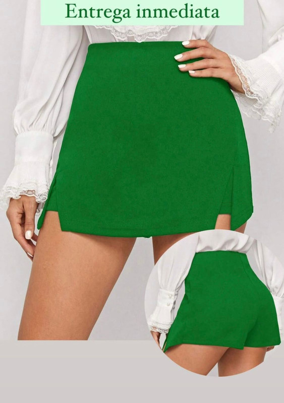 falda short verde