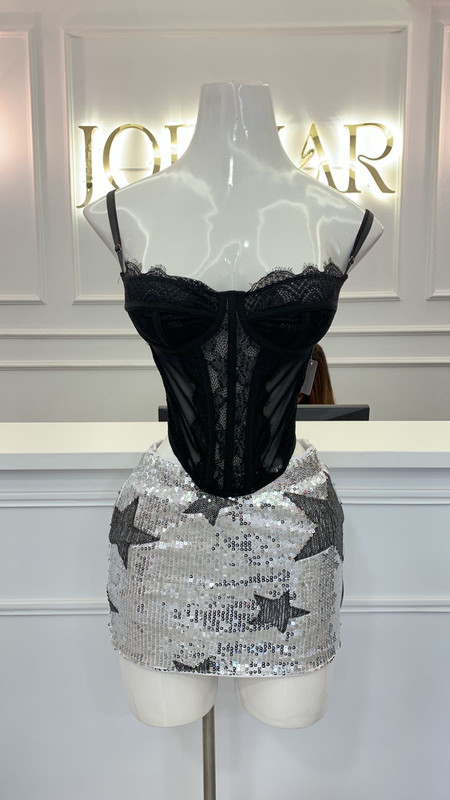 Bustier Negra Talla M