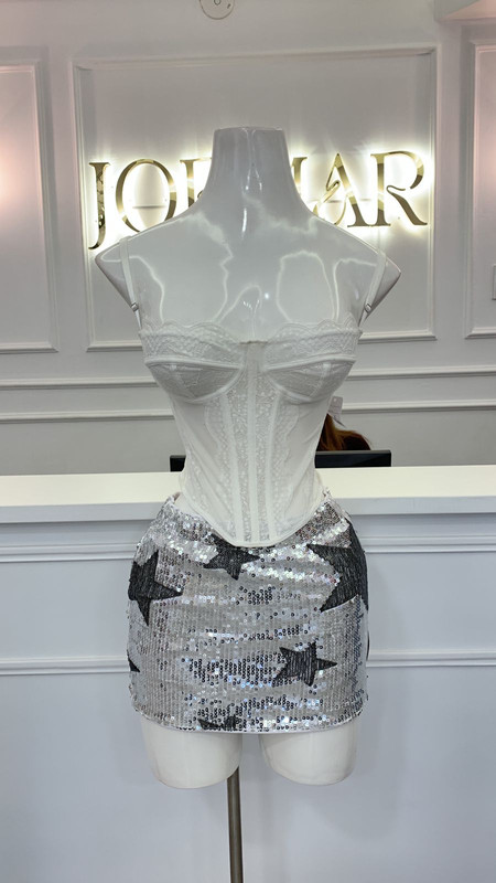 Bustier Blanca Talla S