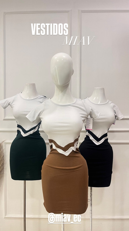 vestido deportivo Say cintura en v verde 1-55