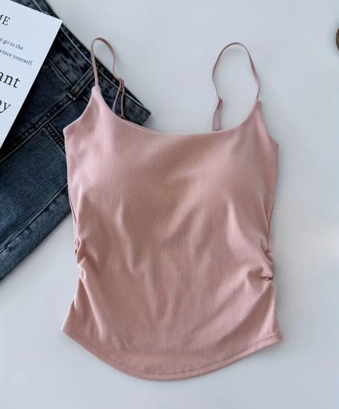 Blusa de tirantes, Color Rosa, Talla S/m negro, blanco, Tela Poliester Cod 062B3 