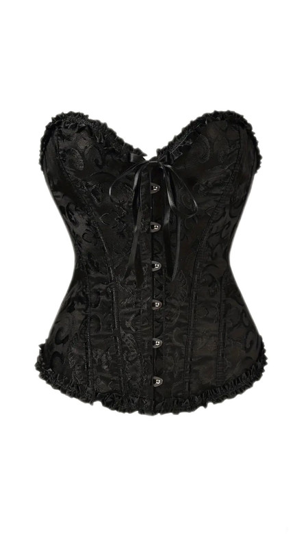 Corset, Color negro, Talla S, Tela Poliester Cod 09C5