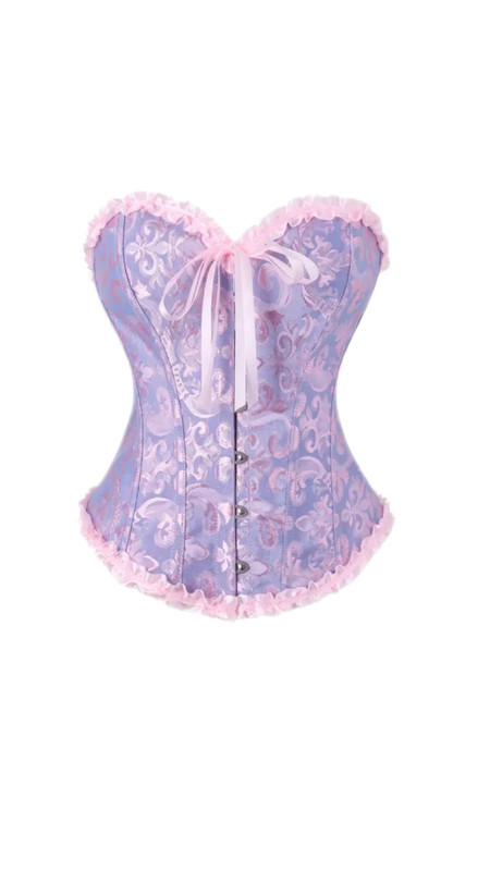 Corset, Color lila, Talla S, Tela Poliester Cod 09C5