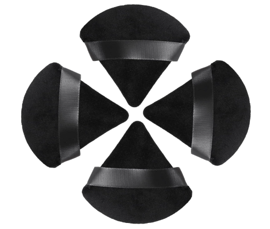 Borla de maquillaje negra