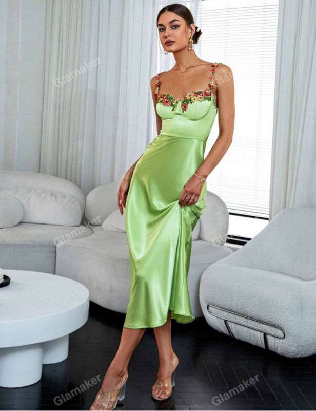 Vestido verde talla S JOBMAR 10