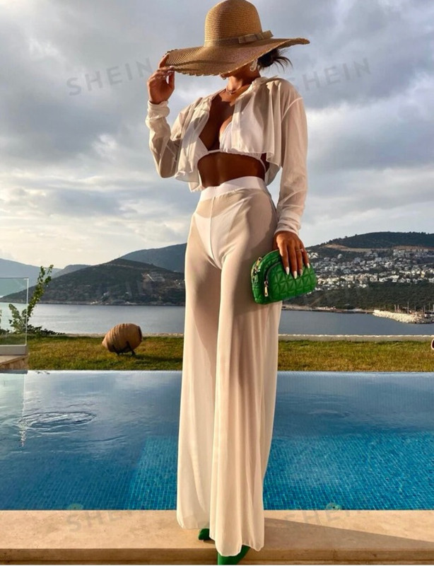 Conjunto pareo blanco talla M JOBMAR 2