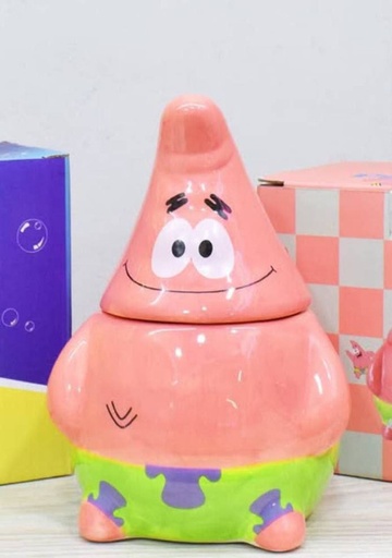 [ANDREA CRAFT-000002] Taza 3D Patricio Estrella con Tapa 