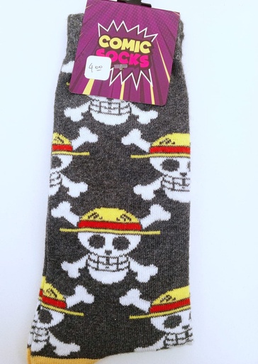 [DEIVY STORE-000007] Medias comic One Piece Calaveras  10/12