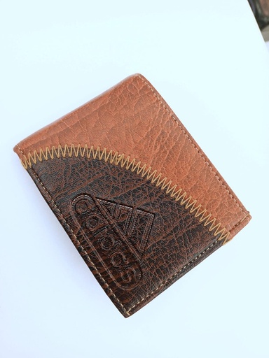 [DEIVY STORE-000016] Billetera casual Adidas café con naranja 