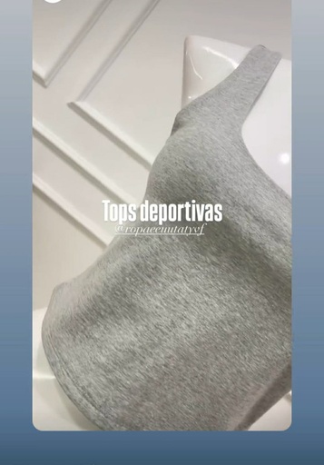 [EL PODER DEL 90-60-90-000035] TOP GRIS GAP  SPORT (M) 969TOPGRSS-M