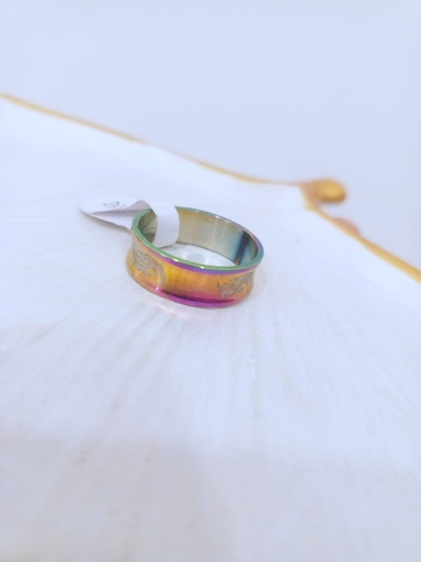 [MIRSTREEL-000028] Anillo Tornasol con detalle de rayo talla 20