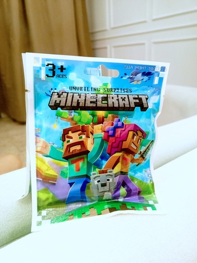 [MIRSTREEL-000054] Juguete sorpresa + cartas coleccionables de Minecraft 