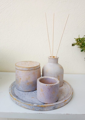 [MANGARITAS-000003] Set rustic lila (4p) SRL-3 