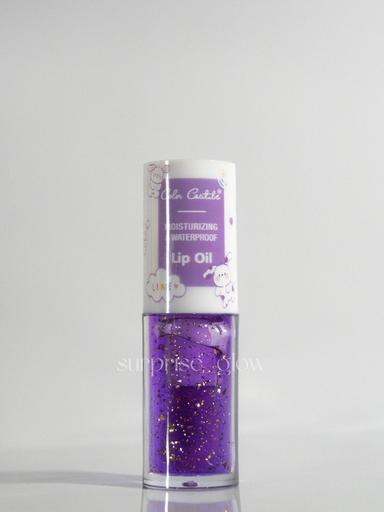 [SURPRISE GLOW-000003] LIP OIL CON DESTELLOS MARCA COLOR CASTLE TONO 03