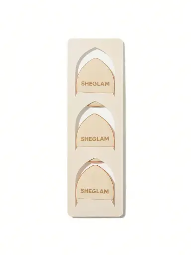 [BAMBI-000001] Sheglam pack de 3 mini esponjas para dedo beige