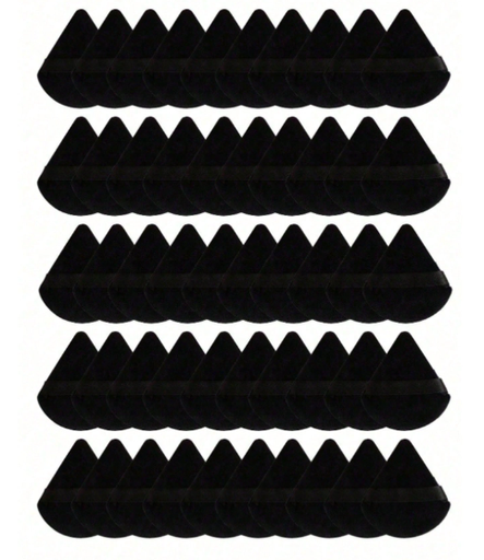 [BAMBI-000004] Borla de maquillaje triangular negra