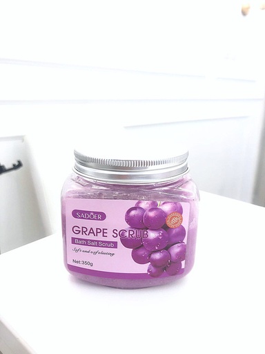 [UNIVERSE PIINK-000026] Sal de baño Grape scrub Marca Sadoer 