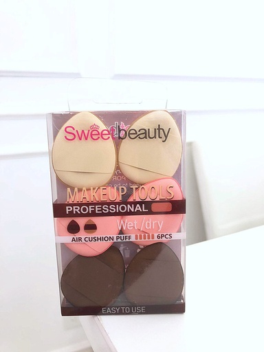 [UNIVERSE PIINK-000054] Esponjas para liquidos y polvos x6 