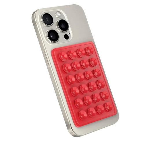 [UNIVERSE PIINK-000056] Soporte de ventosa para el celular color rojo