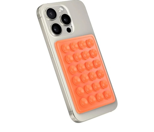 [UNIVERSE PIINK-000057] Soporte de ventosa para el celular color naranja