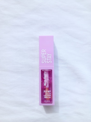 [UNIVERSE PIINK-000103] Lip Gloss Supper Stay Marca Miss Betty  Tono Morado 